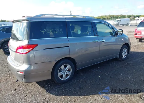 2013 Nissan Quest Sv из США, поврежденный, VIN JN8AE2KP1D9062928
